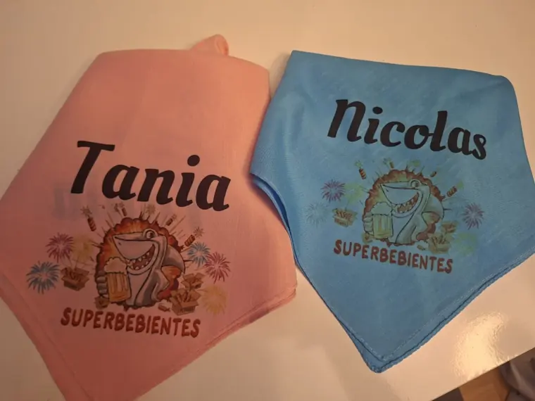 Baberos con nombre
