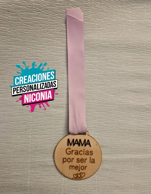 Medalla Mamá gracias por ser la mejor